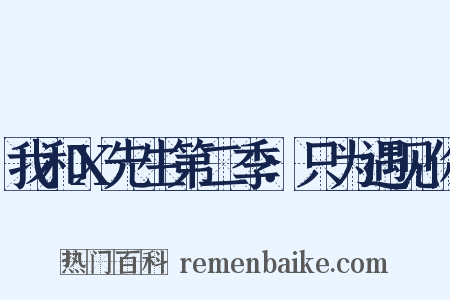 我和X先生第二季：只为遇见你是什么意思的图片